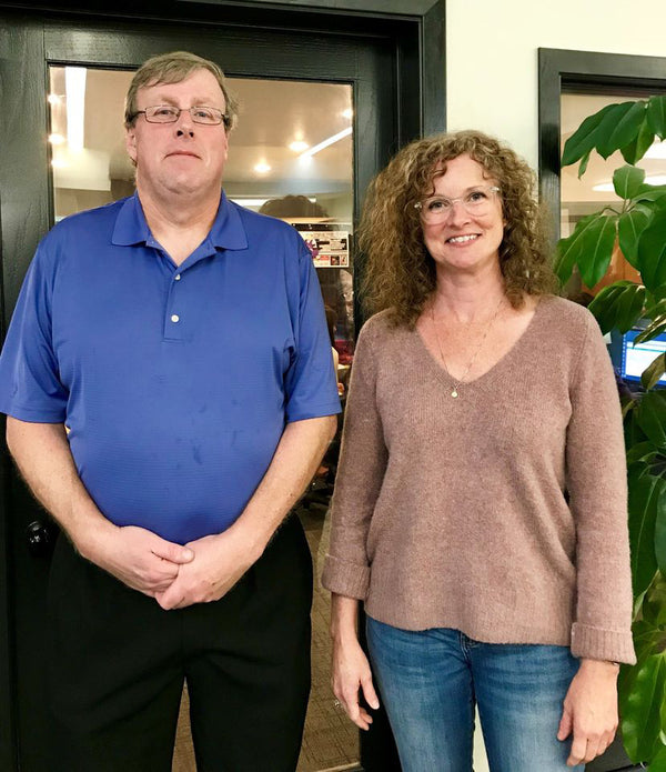 Pictured: Mike Dierdorff (left) and one of TTMT owners Kate Dunning (right)