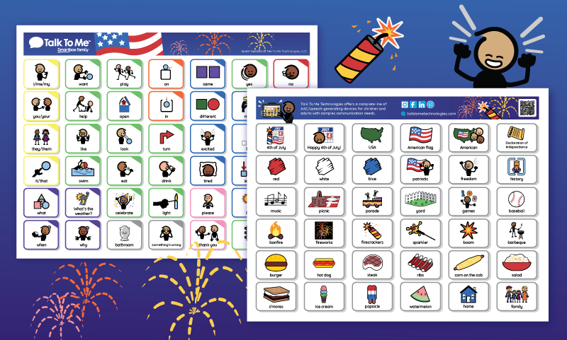 4th of July communication board preview