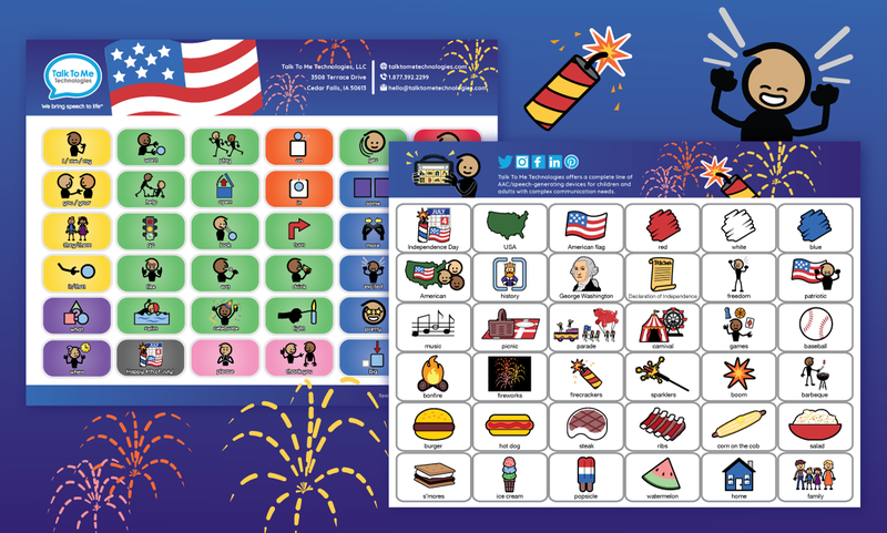 4th of July communication board preview
