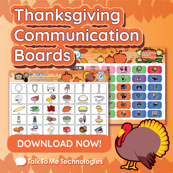 Thanksgiving themed communication boards