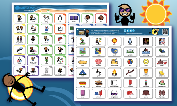 Summer communication boards preview