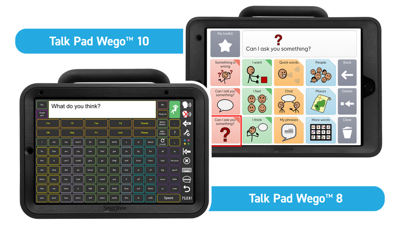 Talk Pad Wego 8 and 10 AAC devices
