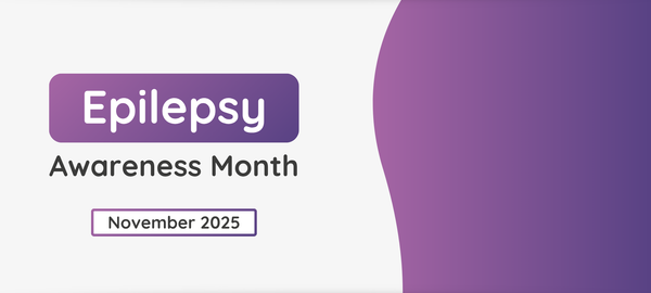 Epilepsy Awareness Month, November 2025, purple theme.
