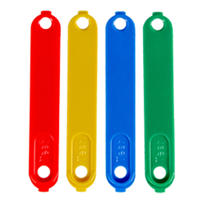 red, yellow, blue and green accessories for wireless receiver