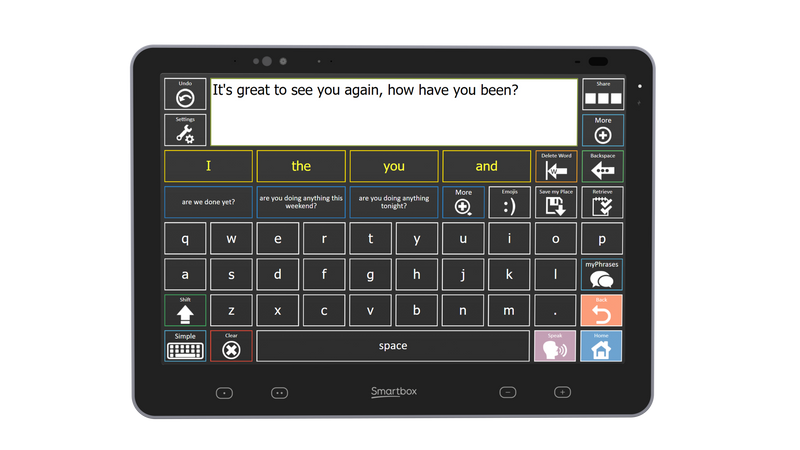 Grid Pad 16 with Onword Qwerty vocabulary set.