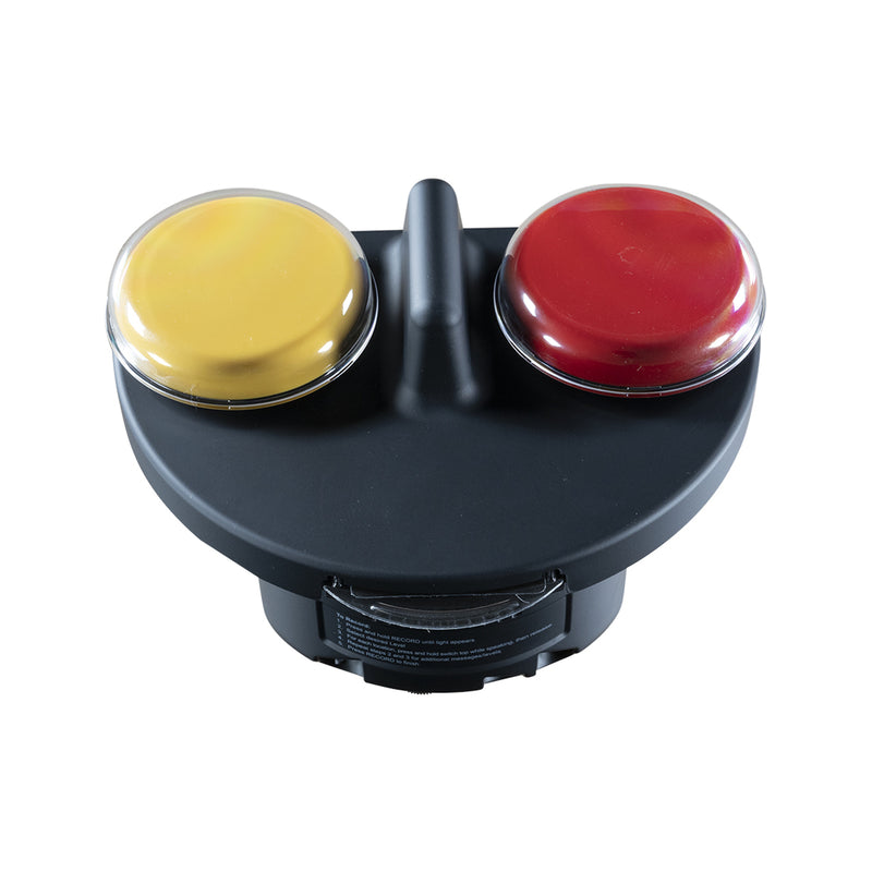 red and yellow buttons of iTalk2