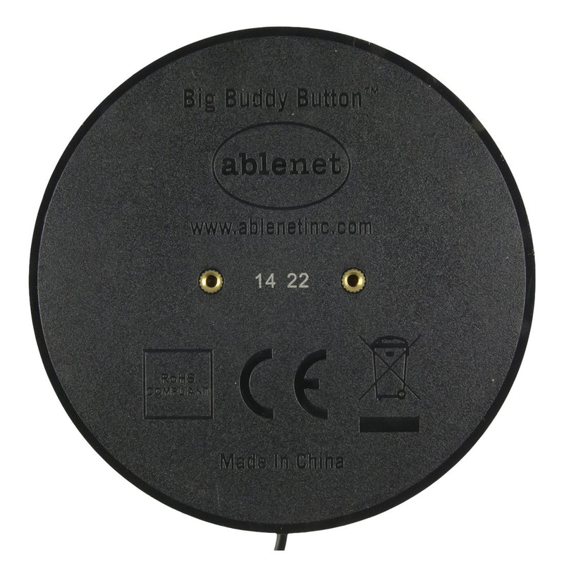 bottom view of Big Buddy button