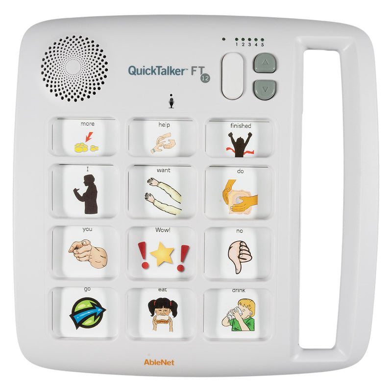 Front view of QuickTalker FeatherTalker 12